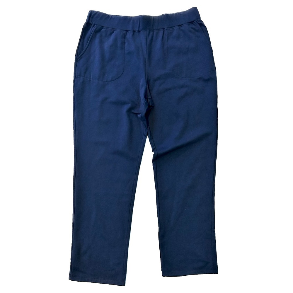 LOGO Lounge Women Navy Blue Casual Pants Medium